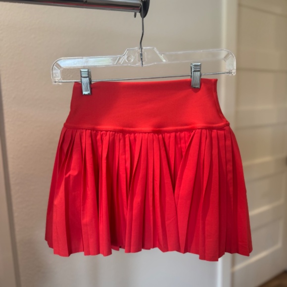 ALO Yoga - Like New! Grand Slam Tennis Skirt in Red (XS) - Picture 3 of 4